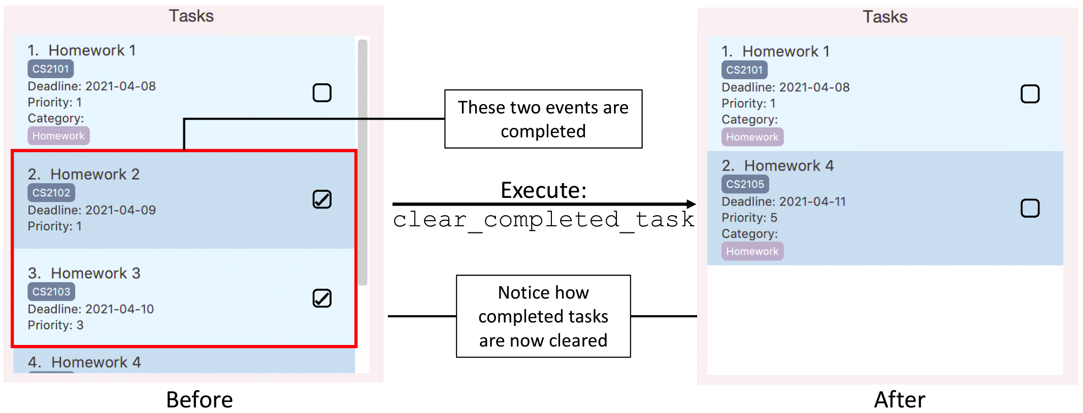 Example of usage of `clear_completed_task`